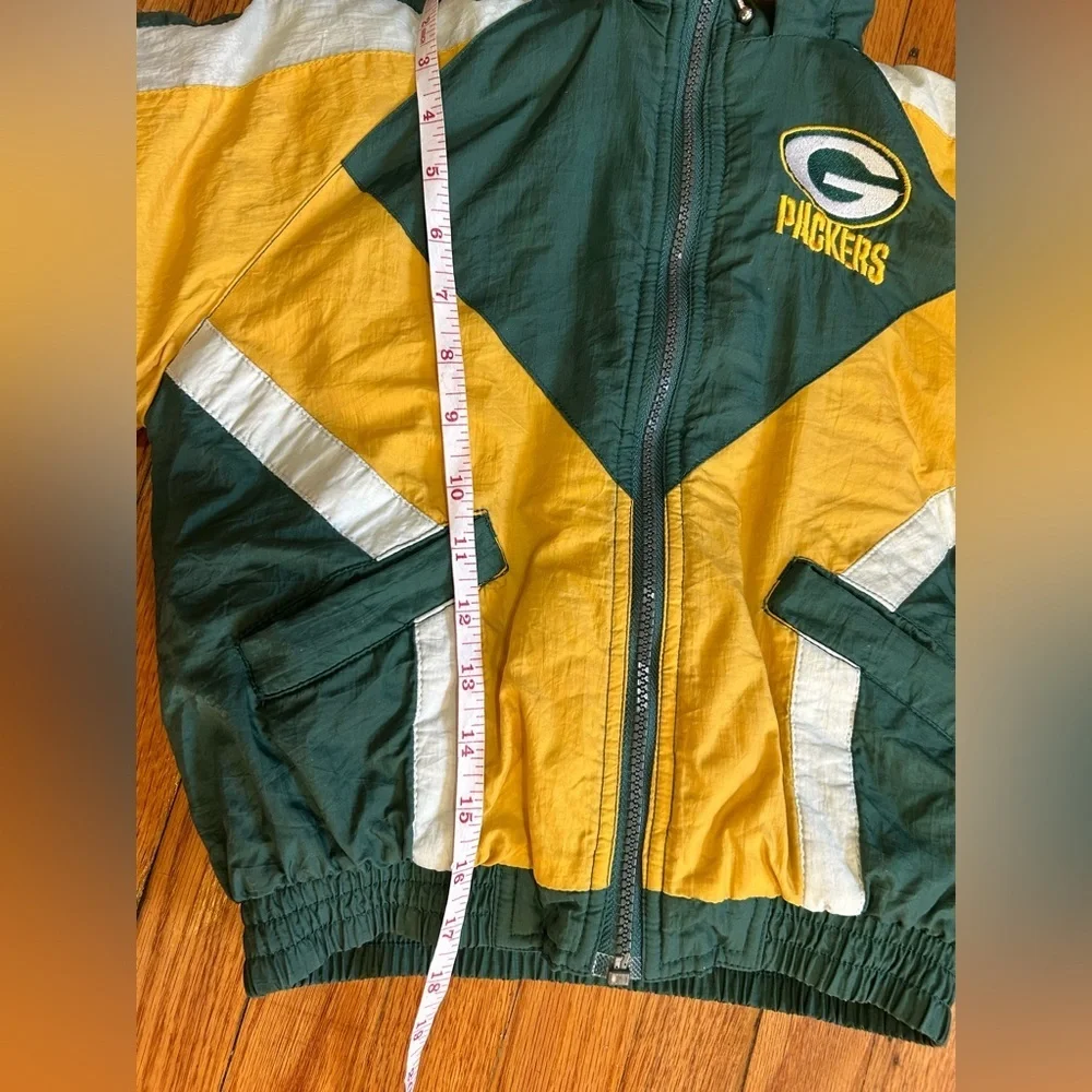 Vintage 1990s Youth Green Bay Packers Pullover NFL Football Jacket 4-5T
